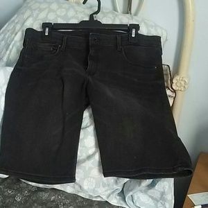 H&M shorts stretchy black denim SUMmer. SALE!